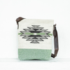 MZ Made - Convertible Crossbody/ Shoulder Bag- Green Oaxacan Textiles