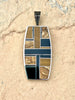 Geometric Inlaid Pendant