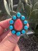 Turquoise & Spiny Oyster Ring