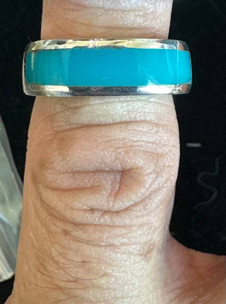 RW TBO Turquoise Stacker Ring