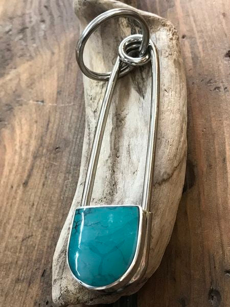 Nevada Turquoise 4" Keychain (RW72)