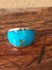 RW259 Kingman Turquoise Shield Ring